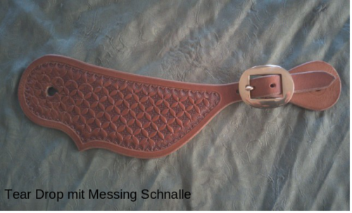 Sporenriemen Teardrop - Handmade